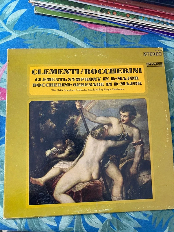 Clementi / Boccherini – Haifa Symphony – Sergiu Comissiona – MACE LP