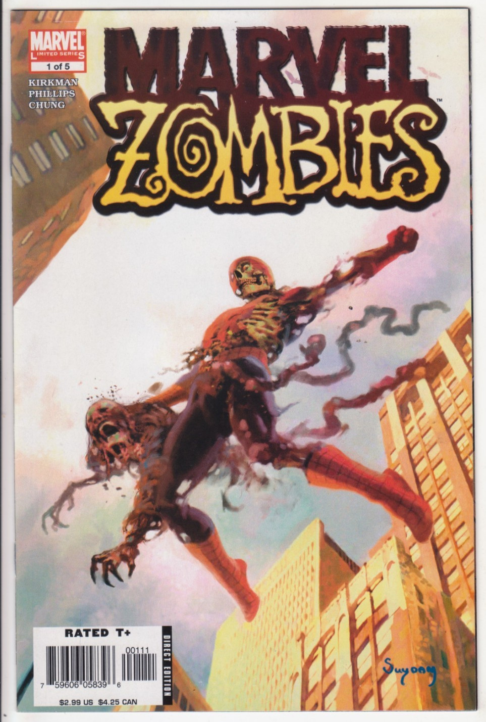 Marvel Zombies #1, Marvel Comics, 2006, ottime condizioni - 7,5 prima stampa.  Robert Kirkman