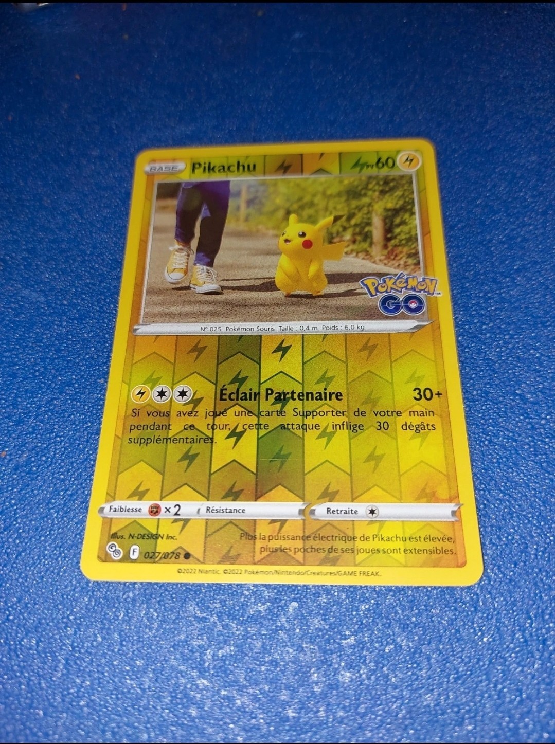 carta Pokémon Pokémon Pikachu Reverse 027 078
