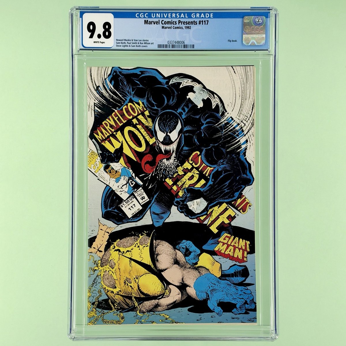 Marvel Comics Presents #117 (CGC 9.8) 1992, 1° Wolverine vs. Venom, copertina apribile