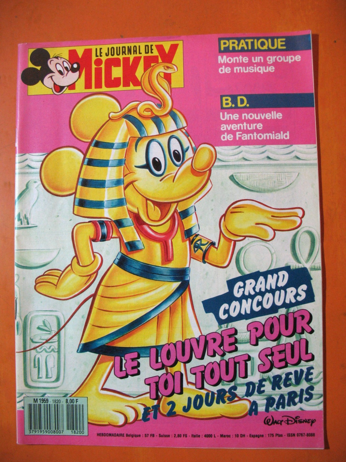 Le Journal de Mickey N° 1820 du 12/05/1987- Une nouvelle aventure de Fantomiald