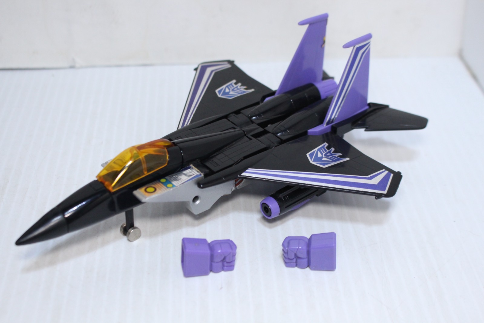 Transformers G1 Skywarp Seeker Jet Pre-Rub Figure Near Complete Vintage 1984