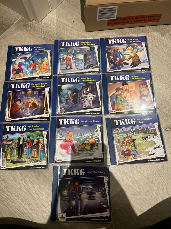 10 TKKG CDs