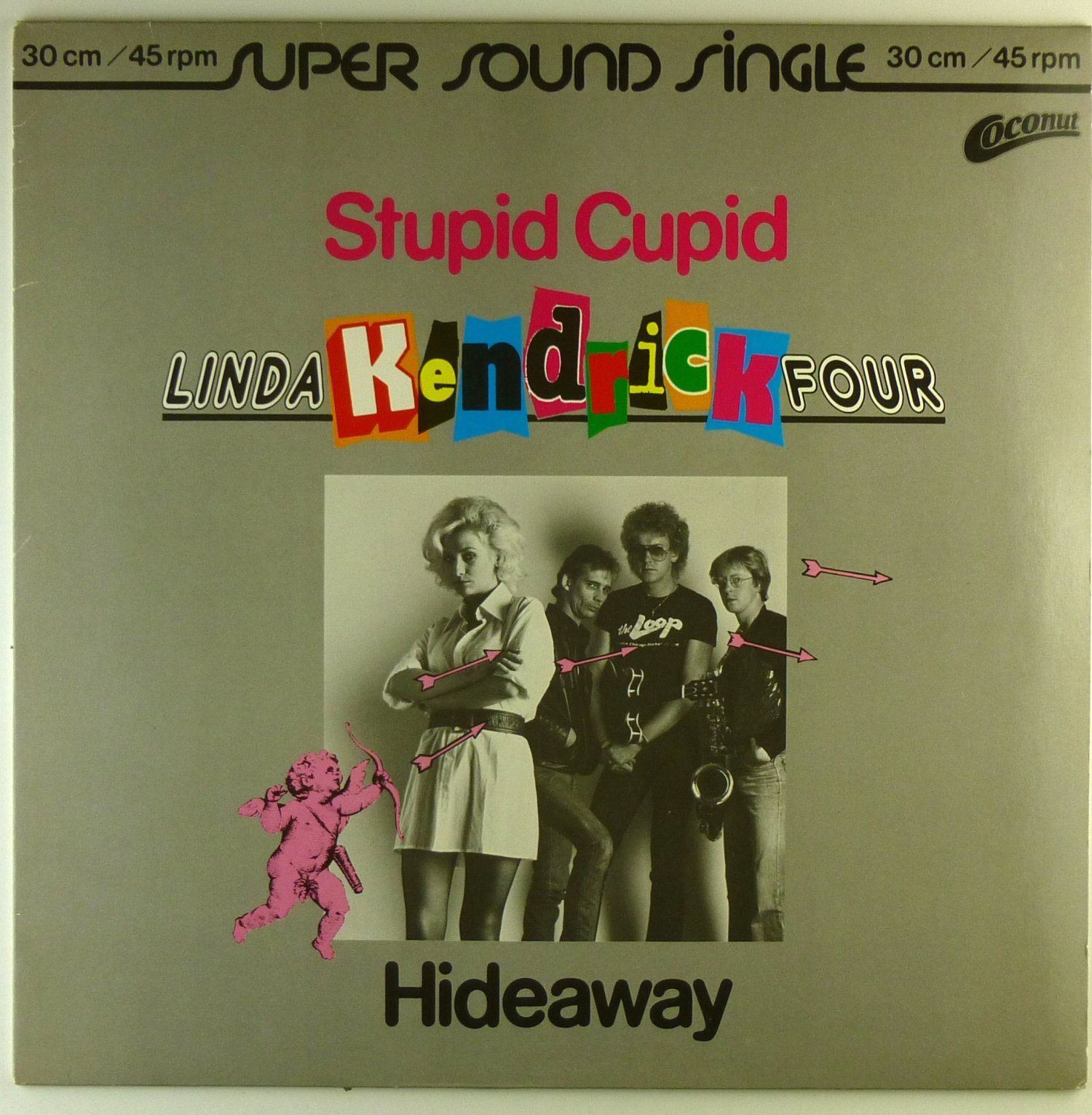 12" Maxi - Linda Kendrick Four - Stupid Cupid / Hideaway - A4192 - RAR