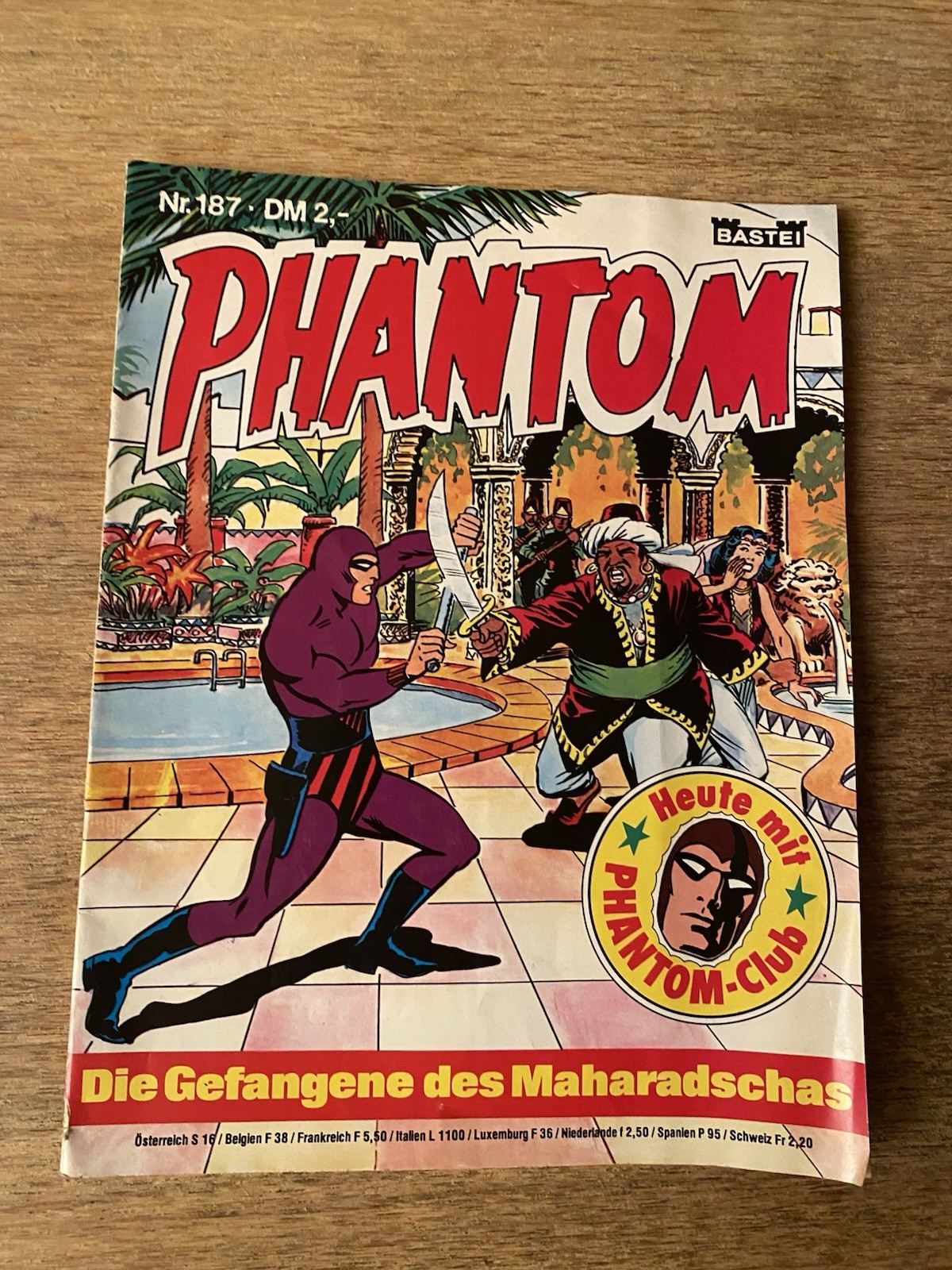 Phantom n.187 I Prigionieri del Maharaja - Ottime condizioni