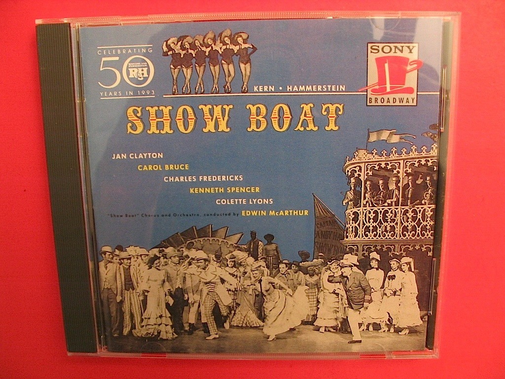 SHOW BOAT Rare OOP CD 1946 Broadway Revival Cast Sony Broadway SK 53330 SHOWBOAT