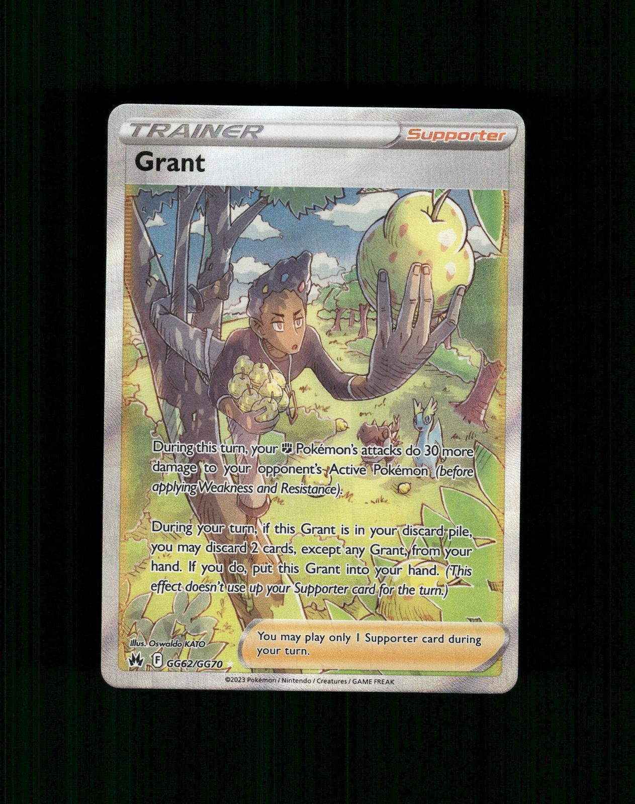 Grant GG62/GG70 Ultra Rara Corona Zenith Galleria Galariana Pokemon Near Mint