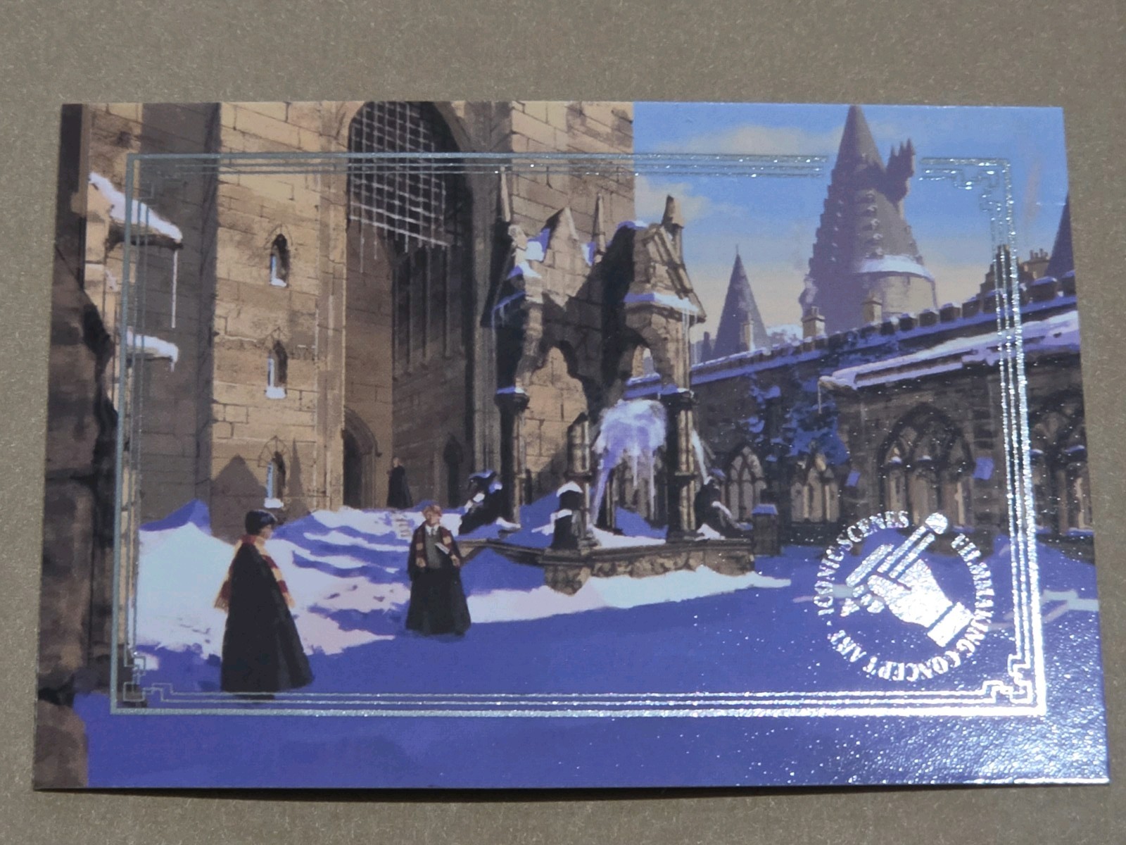 Panini Harry Potter Always Cards Magic of Film #111 Iconic Scene Courtyard Snow