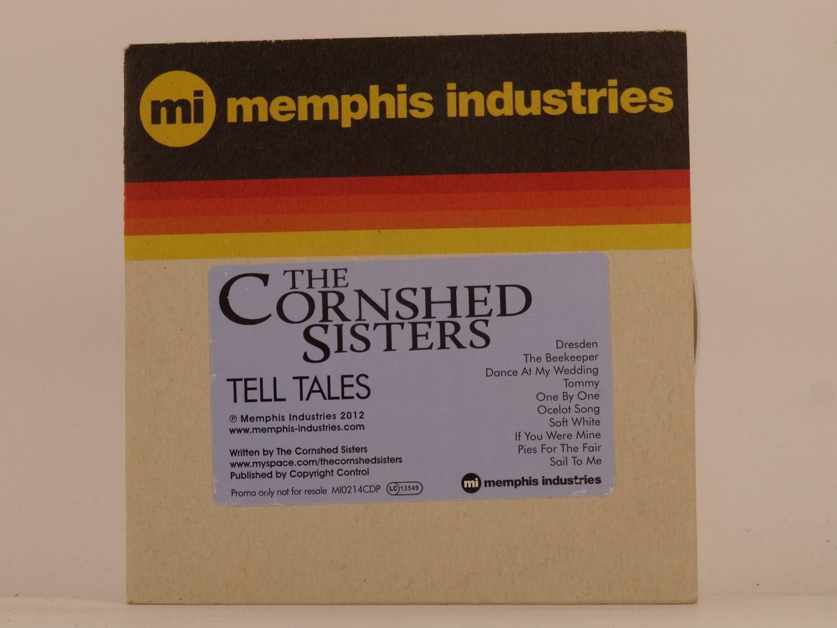 THE CORNERSHED SISTERS TELL TALES (110) 10 Track Promo CD Album including Card S