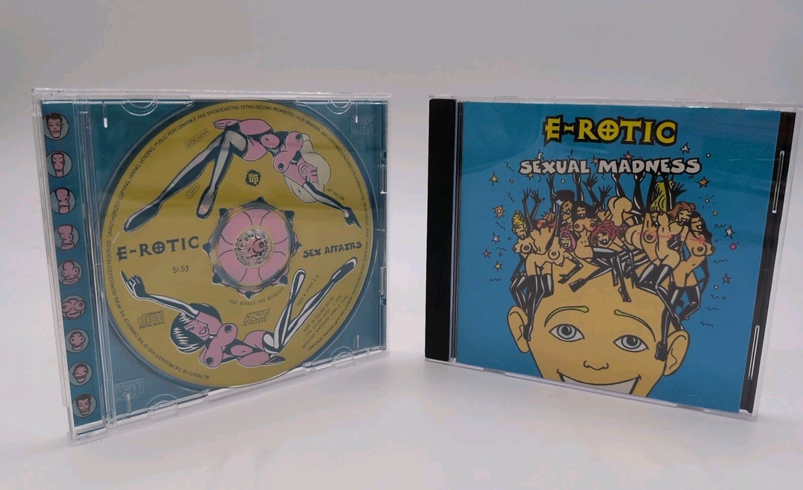 E-Rotic 2 CD Lot Sex Affairs '95 & Sexual Madness '97