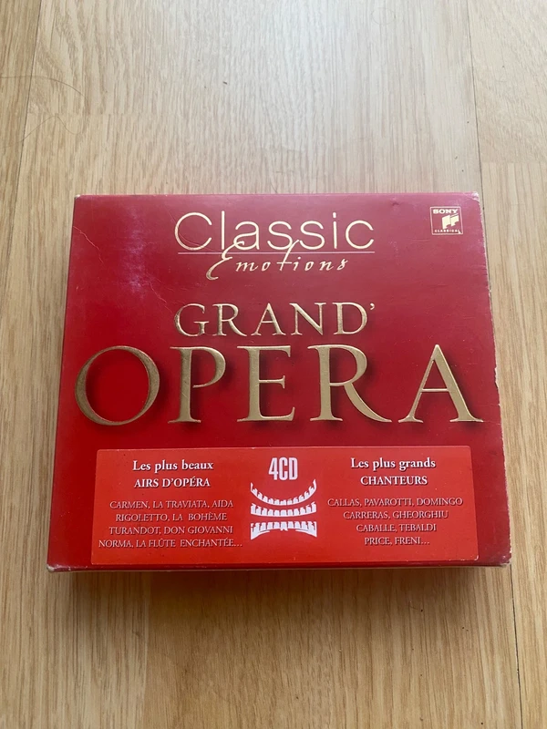 Album 4 CD les plus beaux Opéra