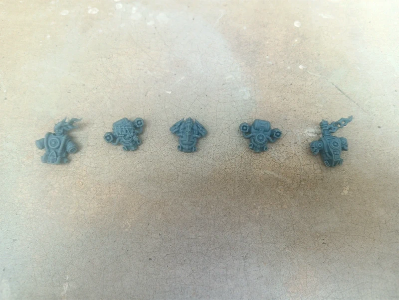 Lot 5 pack dorsale type Salamander