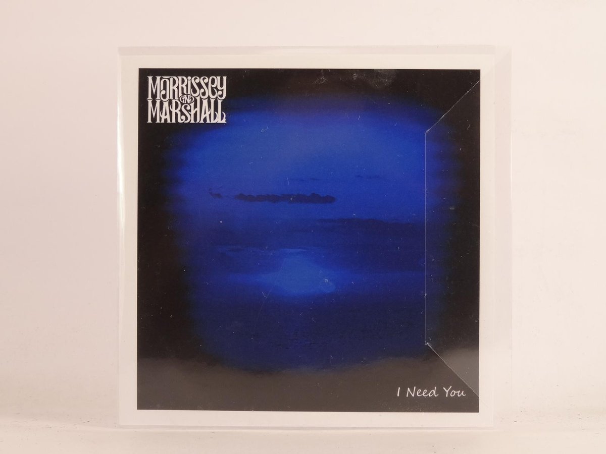 MORRISSEY AND MARSHALL I NEED YOU (E43) 1 Track Promo CD Single plus Picture Sle