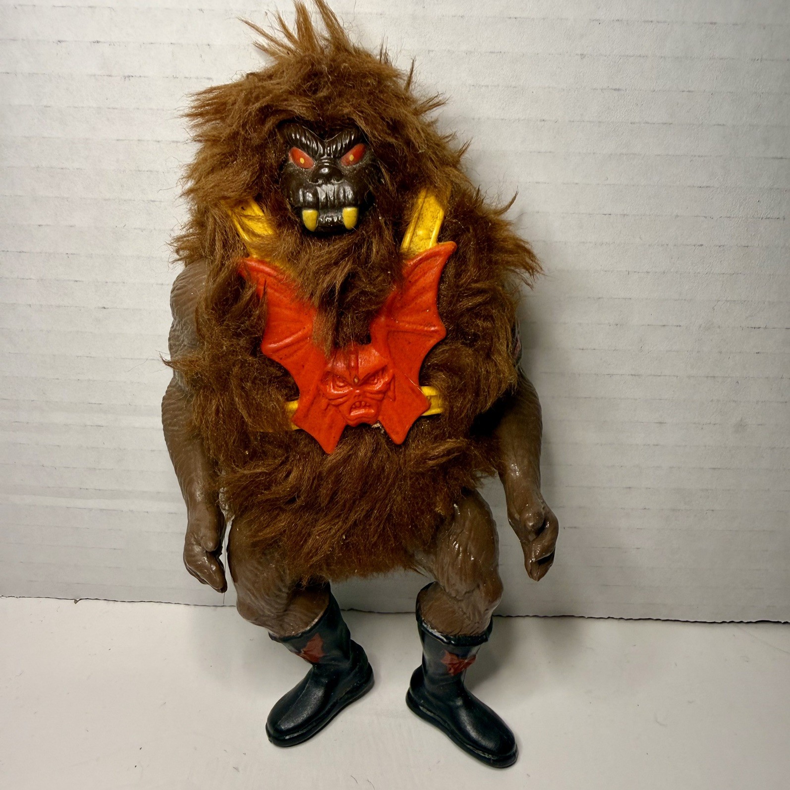 RARA Figurina Orda MOTU Grizzlor Dark Face Variant 1985 He-Man Mattel Vintage