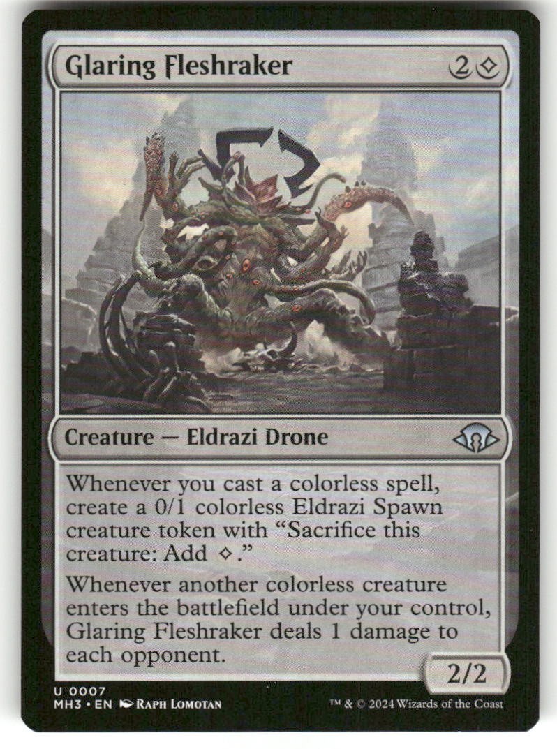 Glaring Fleshraker 7 Uncommon Modern Horizons 3 Magic: The Gathering Near Mint