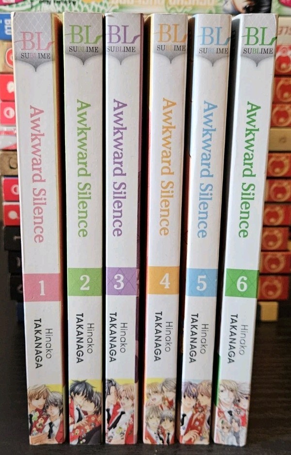 Manga Awkward Silence Vol 1-6 English Volumes Complete Set BL Sublime