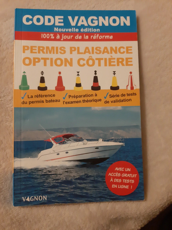 Code Vagnon 100% à jour de la réforme Permis Plaisance Option Côtière permis de bateau