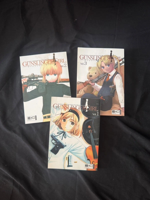 Gunslinger Girl 1-3 Manga Bände