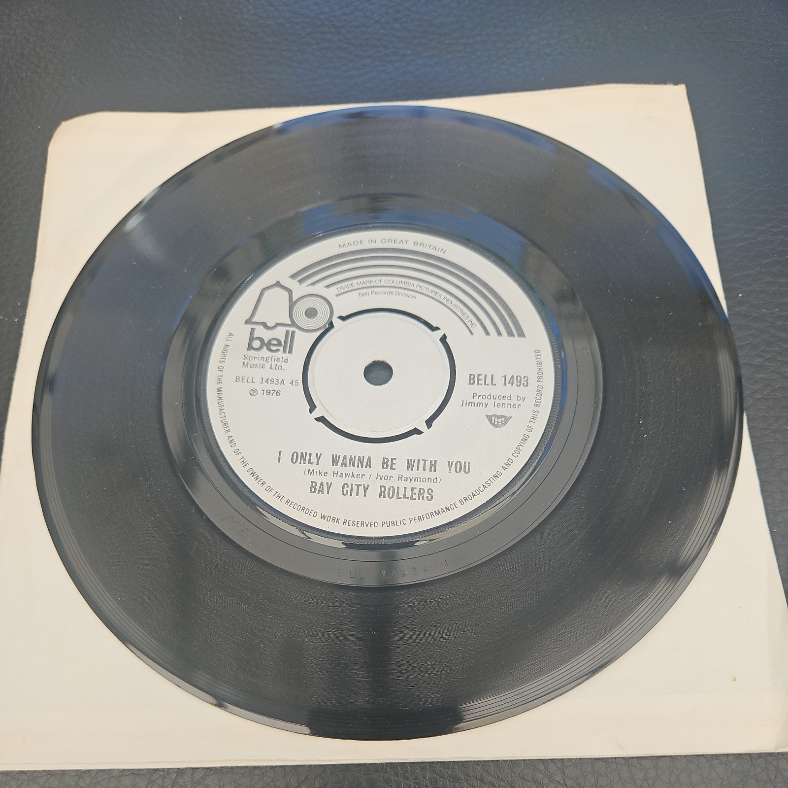 Bay City Rollers i only want to be with you 7 Inch Vinyl.