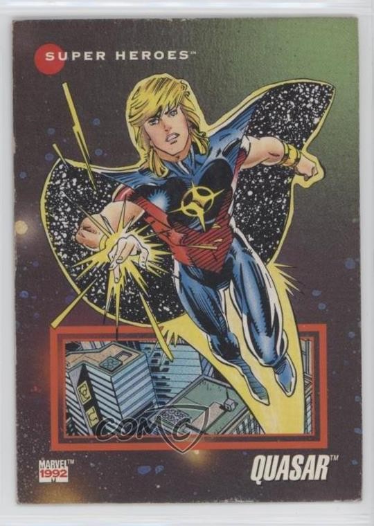1992 Impel Marvel Universe Serie III Super Heroes Quasar #2 0nl0