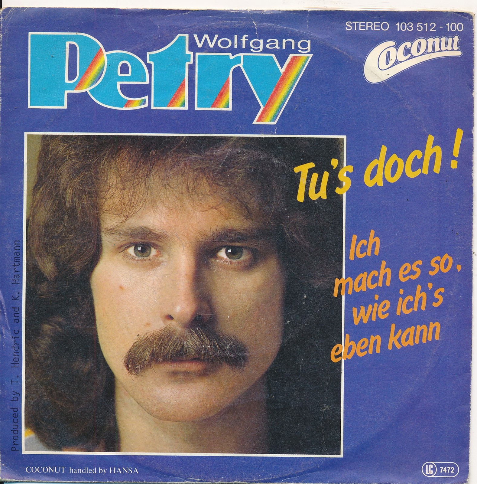 Tu's doch - Wolfgang Petry - Single 7" Vinyl 268/06