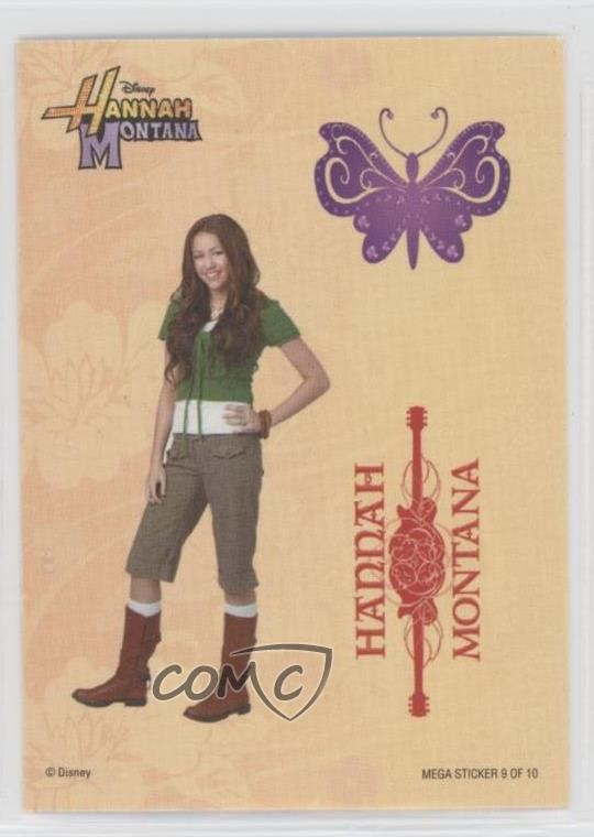 2008 Topps Hannah Montana Adesivi Mega Stickers Hannah Montana #9 3c7