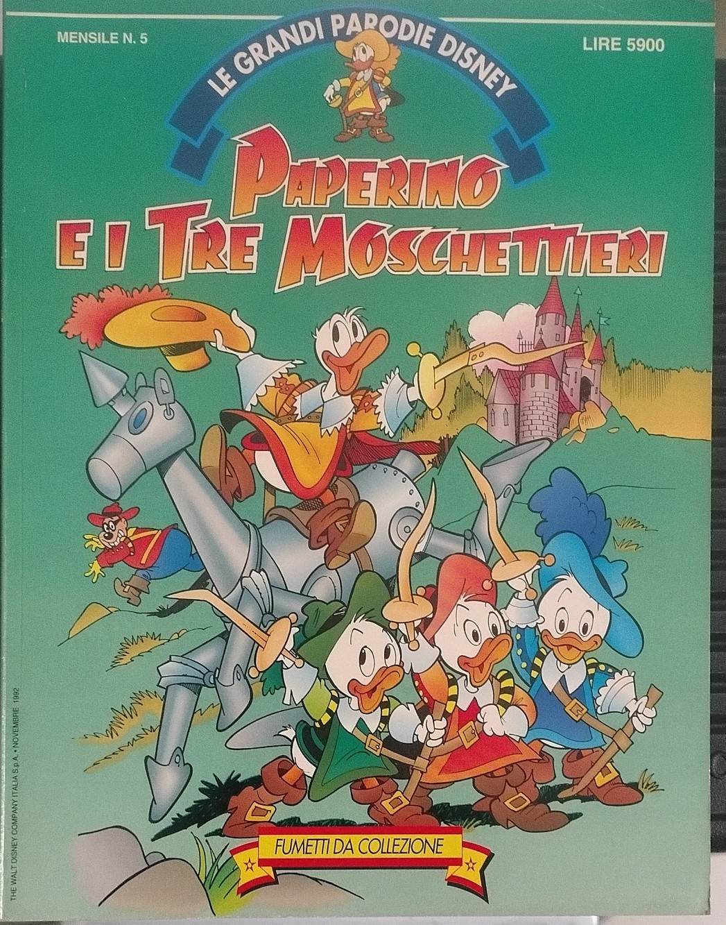Le grandi Parodie Disney - Paperino e i tre moschettieri n° 5