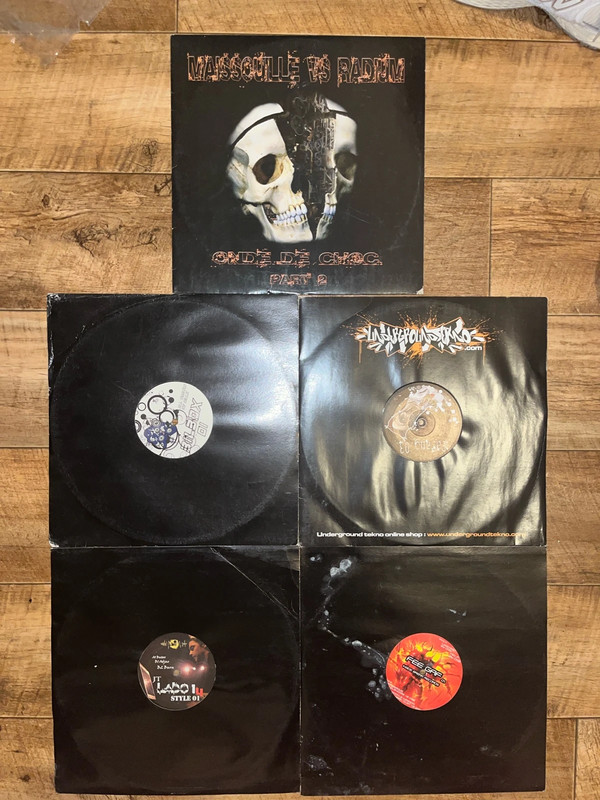 5 vinyles french techno hardcore freetekno tribal