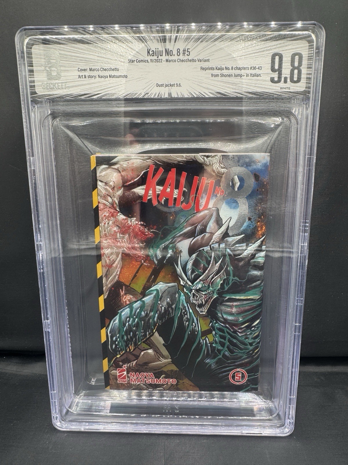 BGS 9.8 Kaiju No. 8 Vol 5 Manga 1st Printing Grading Comic Rare