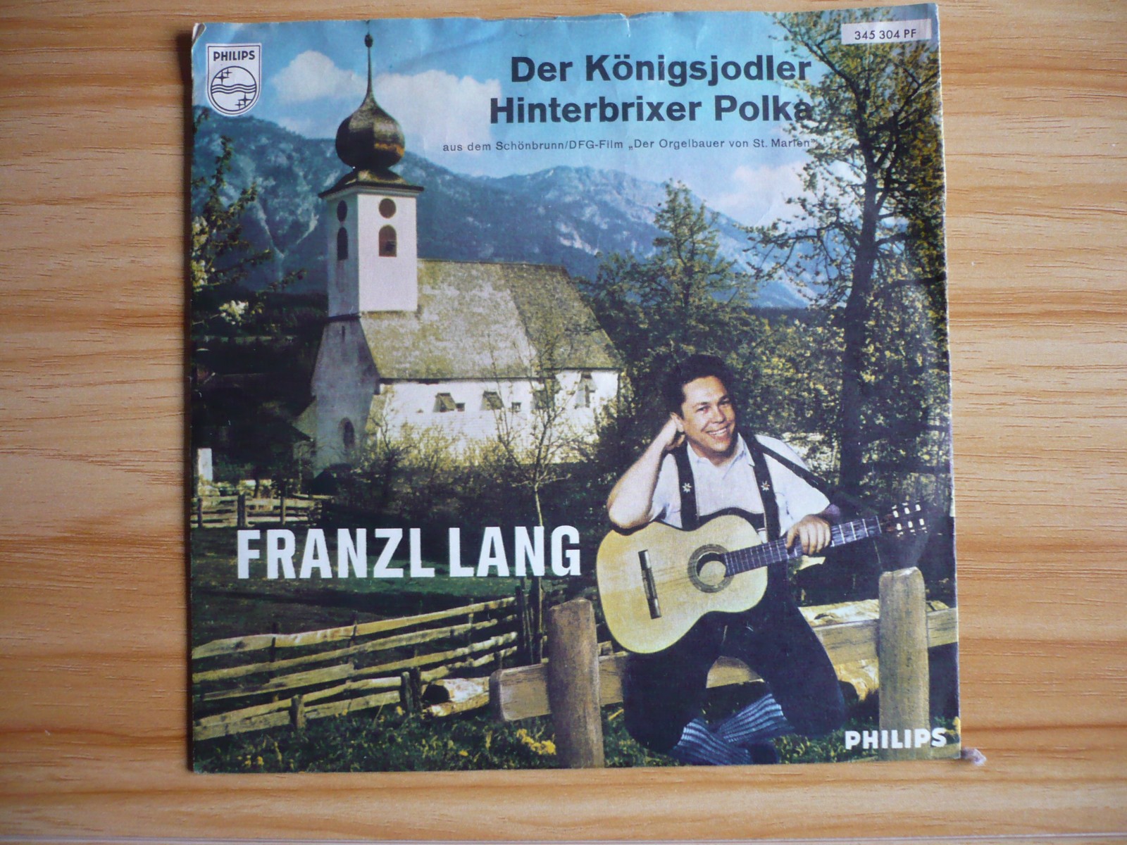 SINGLE Franzl Lang    "Der Königsjodler"+"Hinterprixer Polka