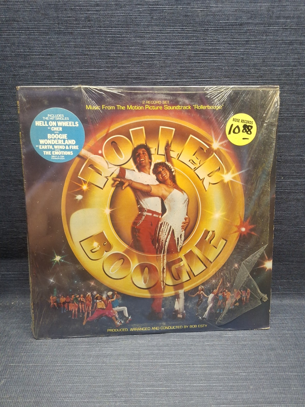 ROLLER BOOGIE OST Vinyl Record Album LP (NBLP-2-7194) CHER,w/ Hype Sticker