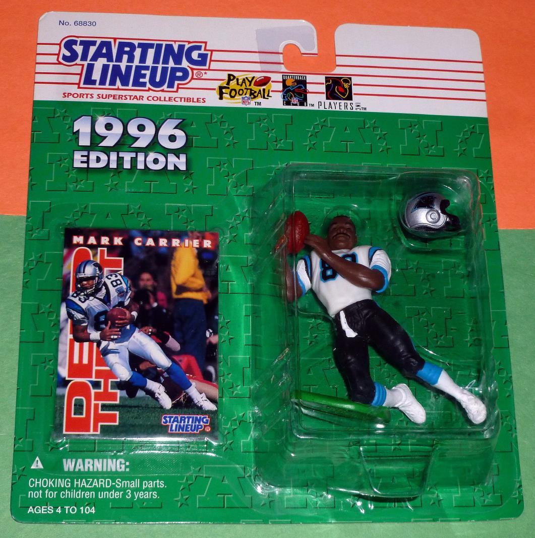 1996 MARK CARRIER sole Carolina Panthers #83 Starting Lineup NM or better