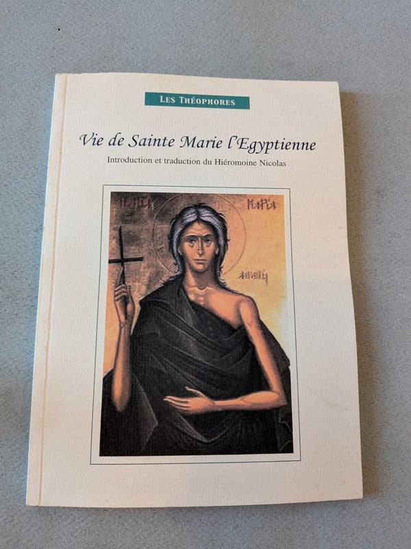 Vie de sainte Marie l'Egyptienne