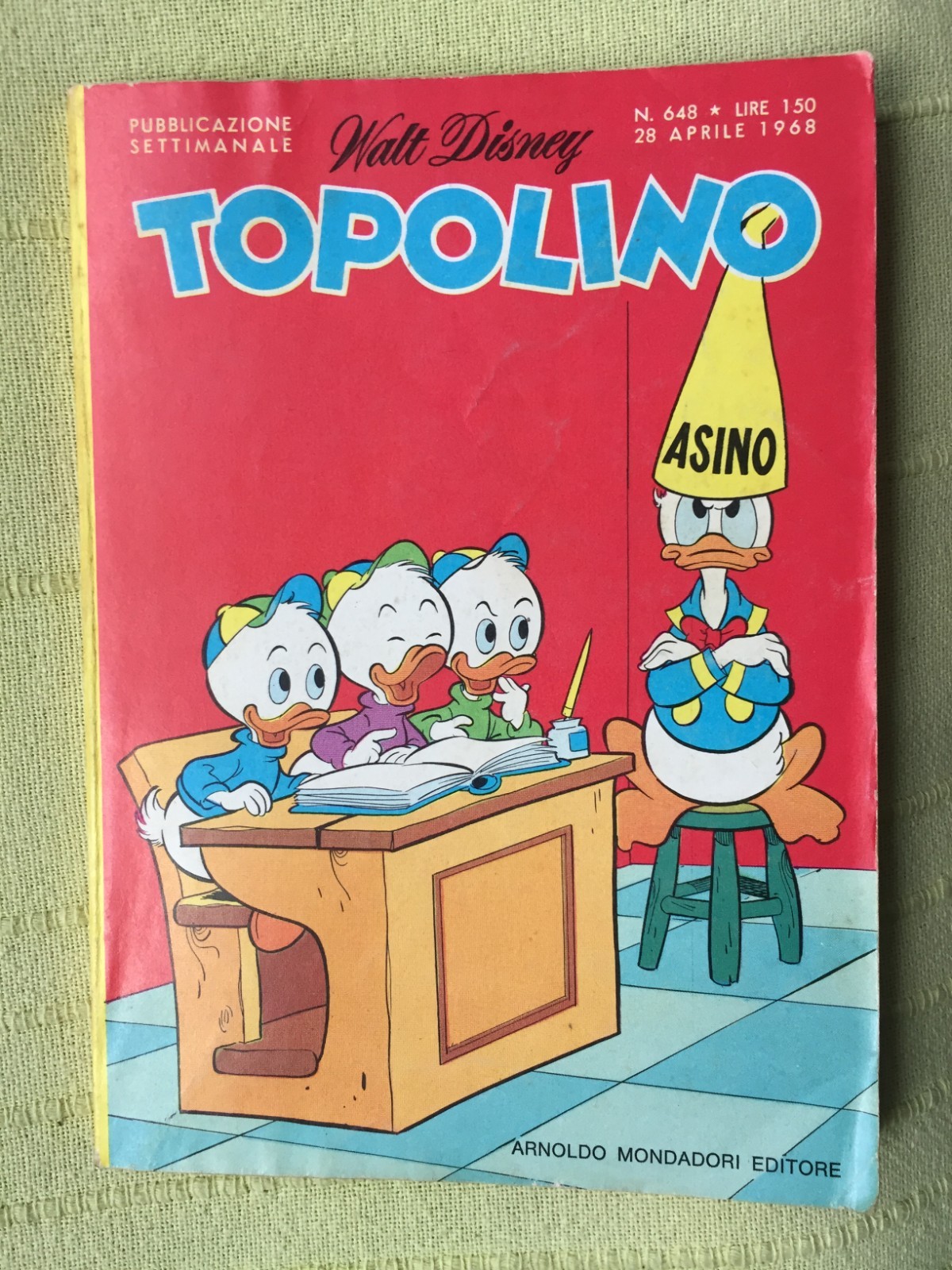 TOPOLINO N° 648 - 28 APRILE 1968 - CON I BOLLINI, OTTIMO!