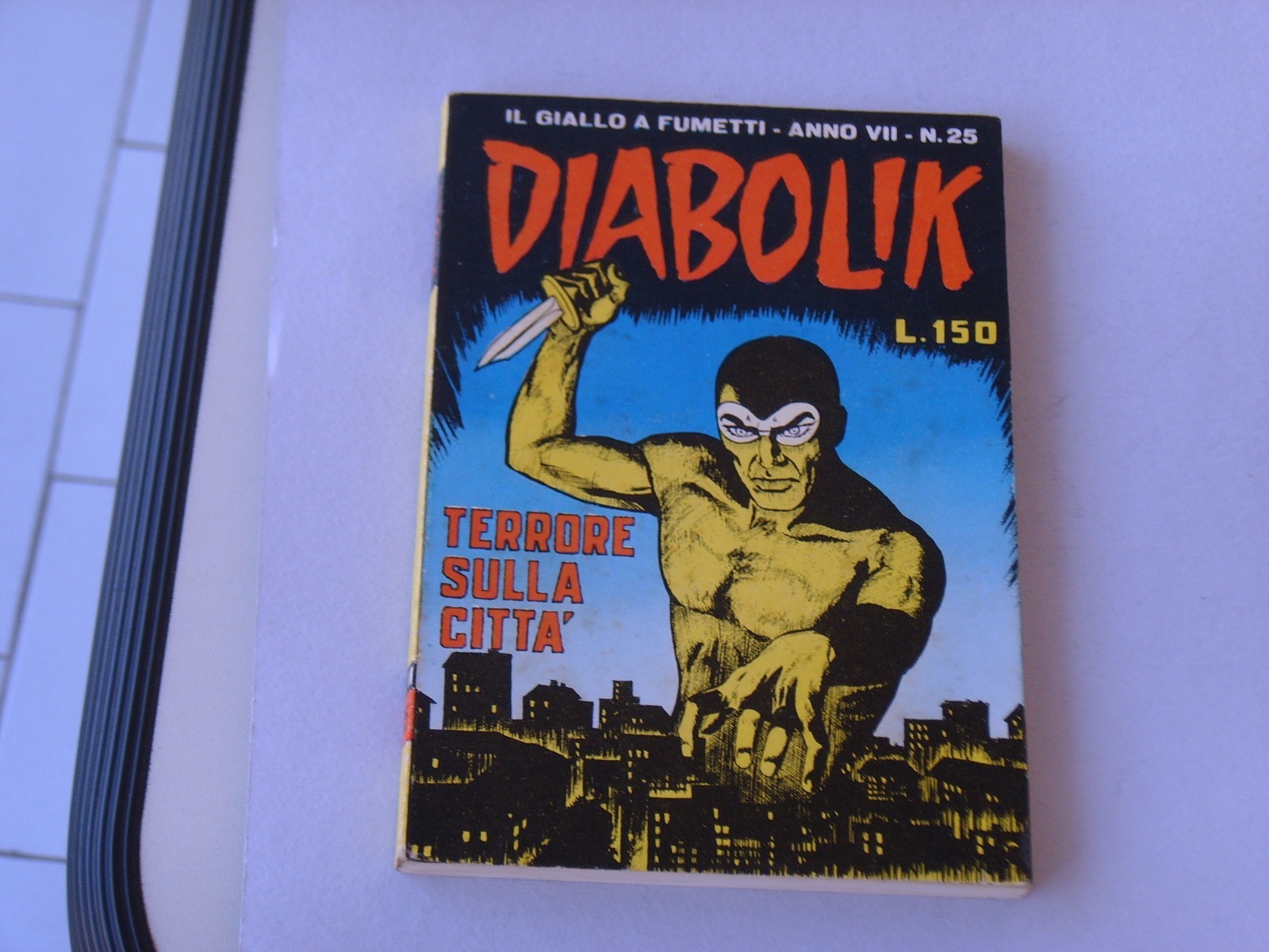DIABOLIK ANNO VII N  25  OTTIMO  EDICOLA