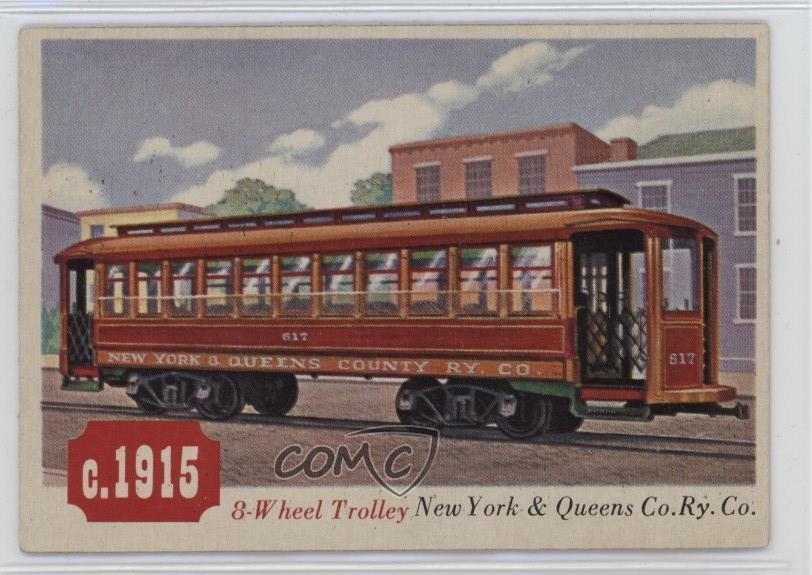 Carrello 8 ruote Topps Rails and Sails 1955 #72 3g6