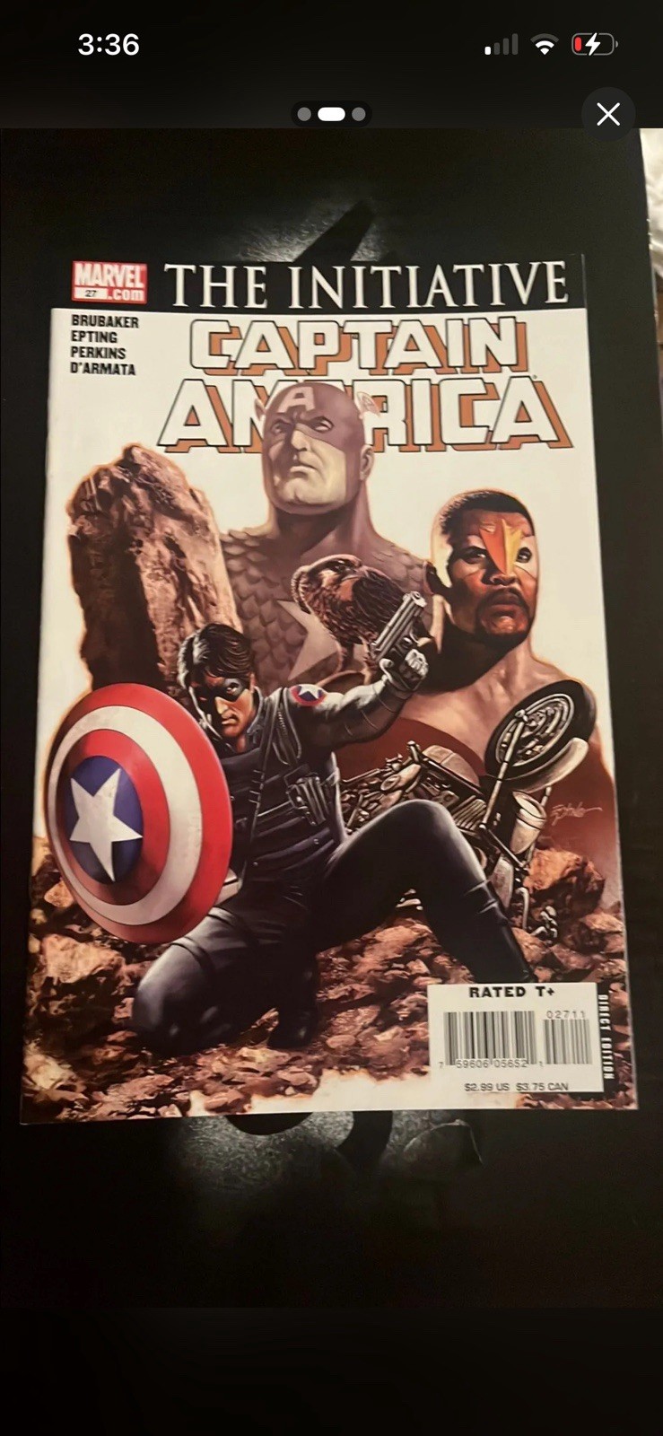 Soldatino invernale Captain America #27 quasi nuovo