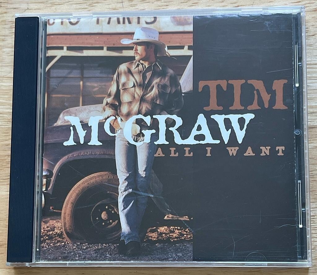 All I Want by Tim McGraw (CD, 1995) Country Music