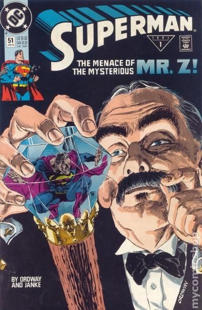 Superman #51 FN 1991 Immagine Stock