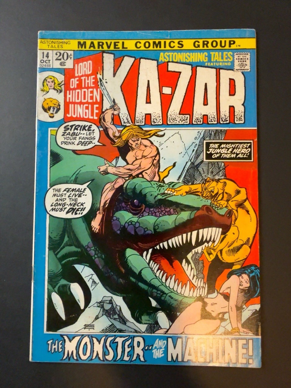Astonishing Tales #14 1972 Marvel Gil Kane Stan Lee 5.5