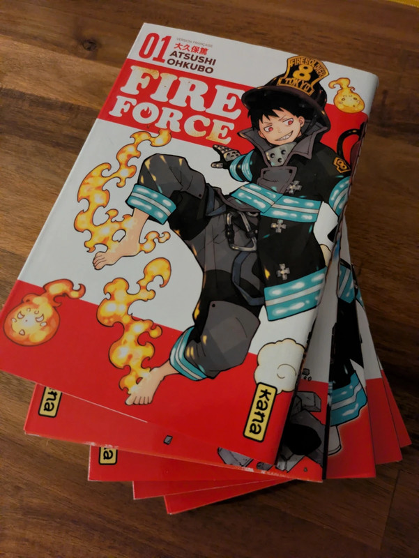Lot Mangas Fire Force - Tomes 1 à 5