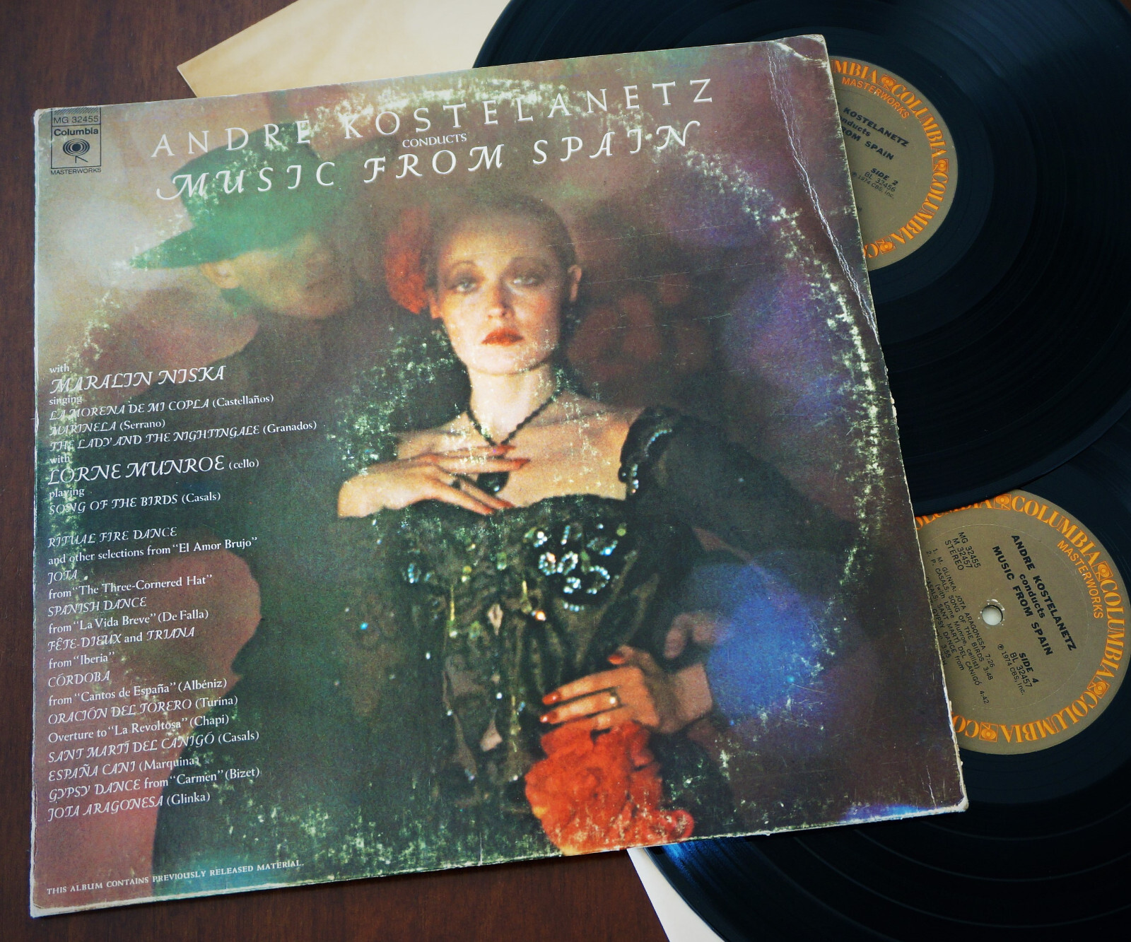 Andre Kostelanetz – Conducts Music From Spain 1st Pr Vinyl US 1974 2LP Gat VG/VG