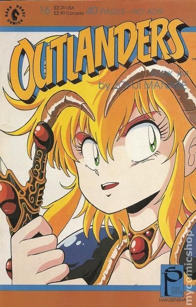 Outlanders #16 VF 8.0 1990 Immagine Stock