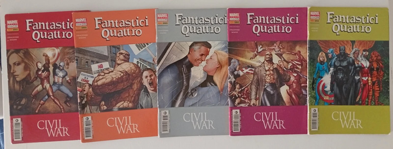 Titolo dell'inserzione: Lotto 5 Fumetti Fantastici Quattro Panini Comics - Ciclo Civil War (271-276)