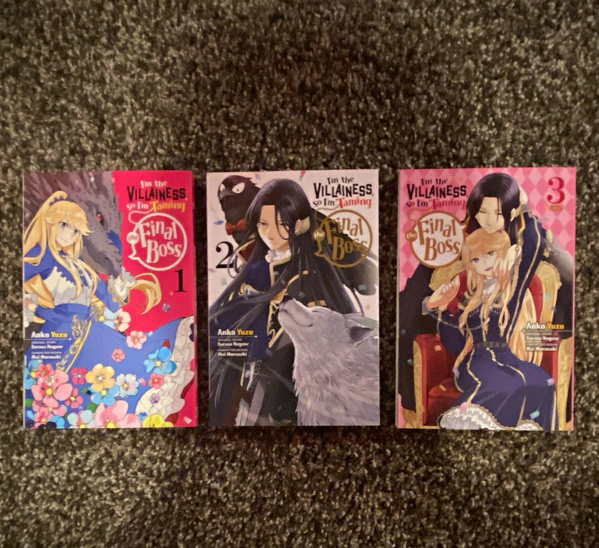 I'm the Villainess, So I'm Taming the Final Boss Manga Vol. Lotto 1-3 inglesi
