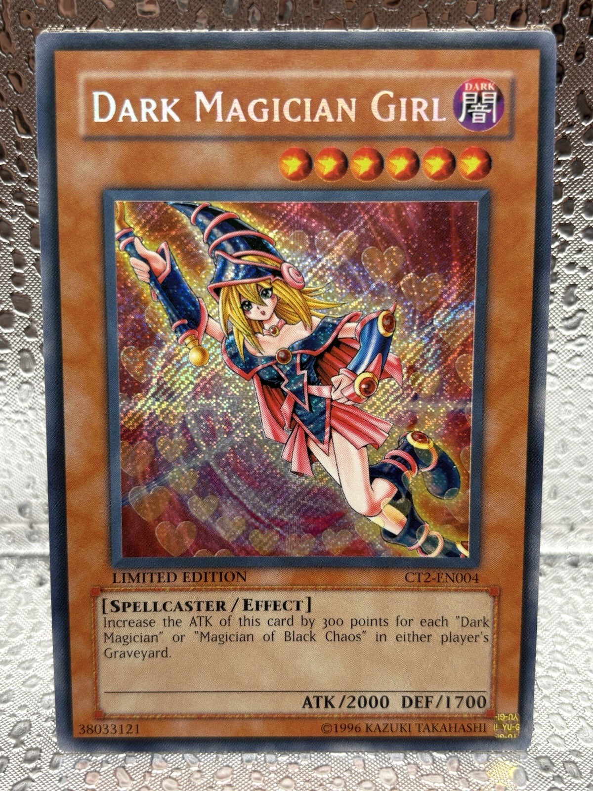Dark Magician Girl 2005 Tin da Collezione #CT2-EN004 Edizione Limitata Secret Rare