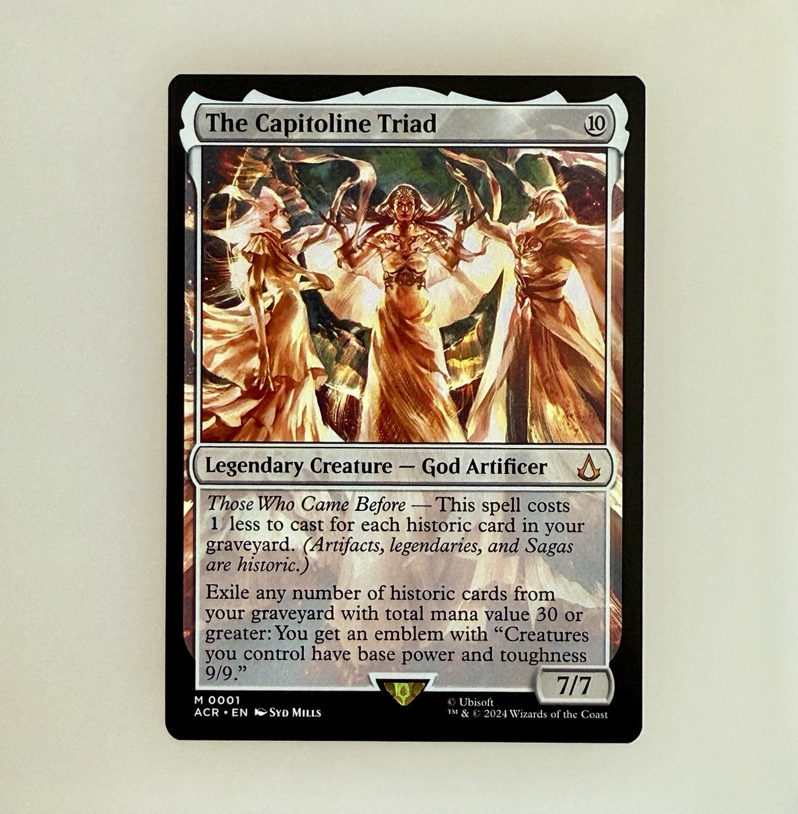 MTG: The Capitoline Triad Universes Beyond: Assassin's Creed Reg NM