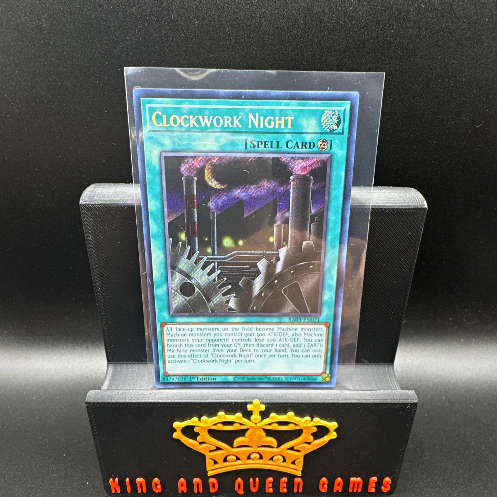 Konami Yu-Gi-Oh! Clockwork Night RA03-EN071 1st Ed Holo Secret Rare Spell