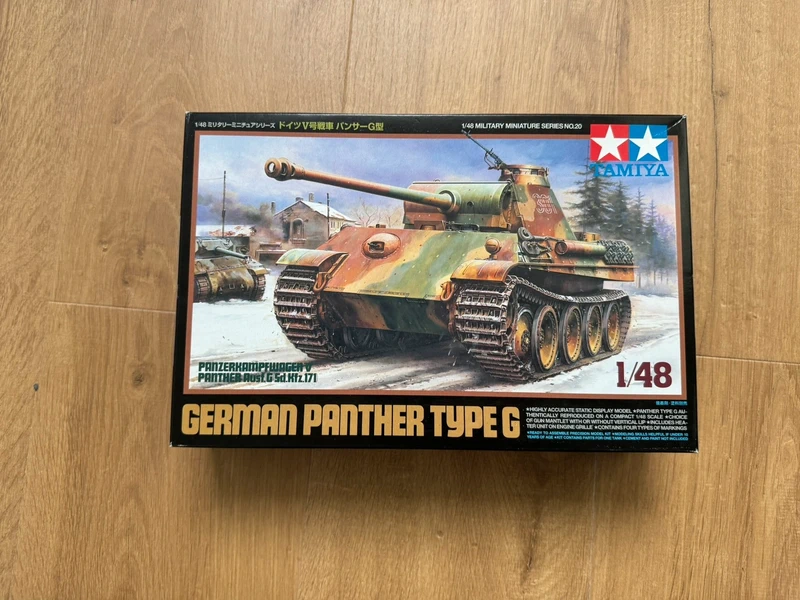 Tamiya 32520 Panther G 1/48 – Maquette char allemand WWII