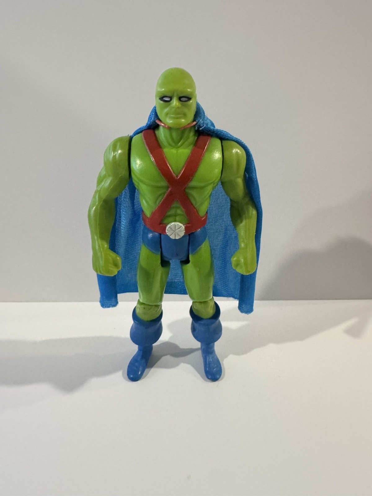 1985 Kenner Super Powers Martian Manhunter DC Comics Figure Original Cape